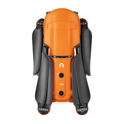 The compact, foldable front view of the Autel EVO II Dual 640T V3, designed for easy storage and portability.