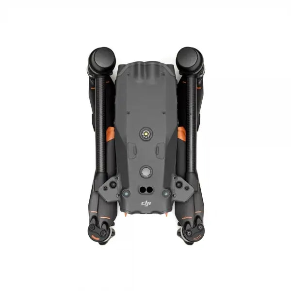 A folded view of the Matrice 30 drone, showcasing its portable design for easy transportation and storage.