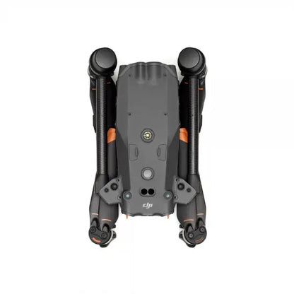 A folded view of the Matrice 30 drone, showcasing its portable design for easy transportation and storage.